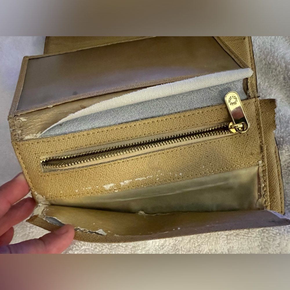 Louis Vuitton wallet SCRAP USE FOR CRAFT - Picture 8 of 11